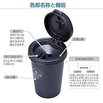 Amazon.co.jp: セイワ(SEIWA) 車内用品 灰皿 カフェアッシュ2